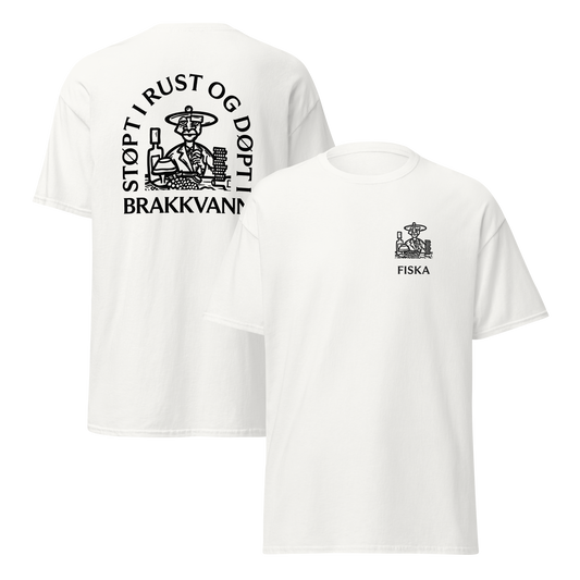 Brakkvann t-skjorte hvit